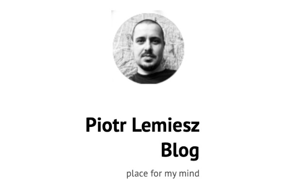 Piotr Lemiesz Blog